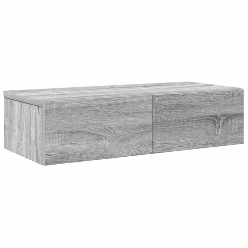 Zidna polica s ladicama siva sonoma 60x26,5x15 cm - Sivi hrast sonoma 60 x 26.5 x 15 cm 1 1 Cijena