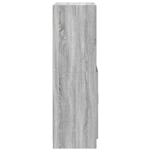 Kuhinjski ormarić boja hrasta 57x41,5x131,5 cm drveni - Sivi hrast sonoma 1 1 Cijena