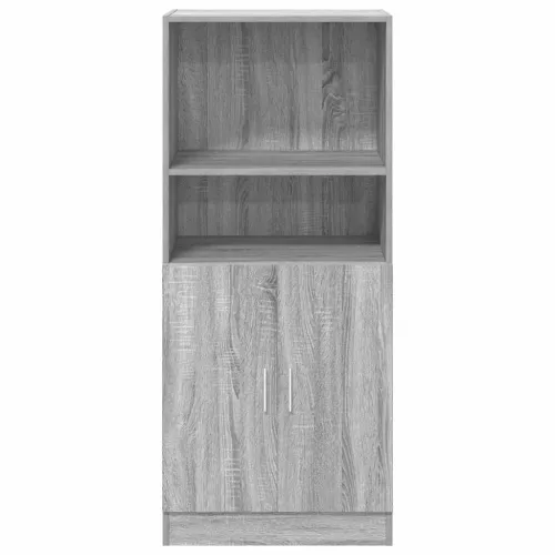 Kuhinjski ormarić boja hrasta 57x41,5x131,5 cm drveni - Sivi hrast sonoma 1 1 Cijena