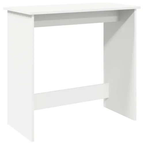 Radni stol bijeli 80 x 40 x 75 cm od iverice - Bijela Bijela Cijena