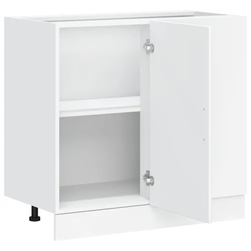 Podni ormarić za Lavabo - Umivaonik “Lyon” Bijeli inženjerski drvo - Bijela 1 1 x kutni donji ormarić (1 vrata) 86 cm 1 Cijena