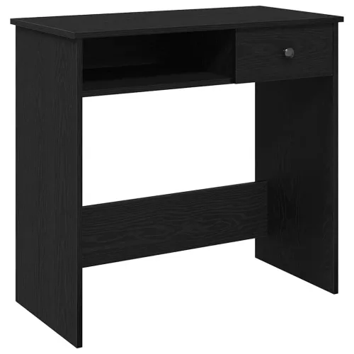 Radni stol crni 80 x 40 x 75 cm od iverice - Crna Crna Cijena