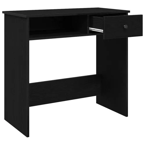 Radni stol crni 80 x 40 x 75 cm od iverice - Crna Cijena