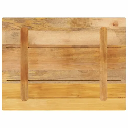Ploča stola 80x50x3,8 cm pravokutno puno drvo grubo mango - Grubo drvo manga (prirodno) 80 x 50 cm 1 38 mm Cijena