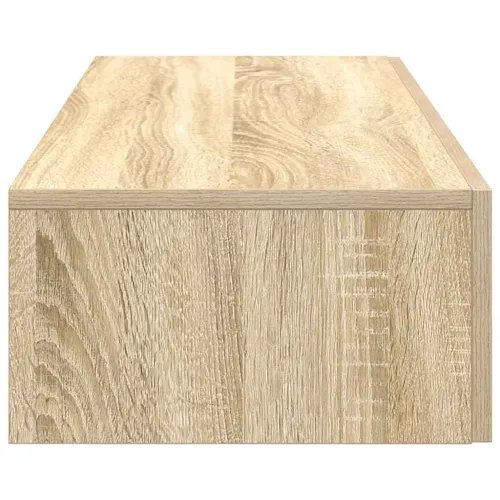 Zidna polica s ladicama sonoma hrast 100x36x19 cm izrađeno drvo - Sonoma hrast 100 x 36 x 19 cm Cijena