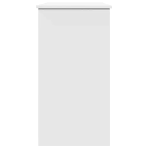 Radni stol bijeli 80 x 40 x 75 cm od iverice - Bijela Cijena