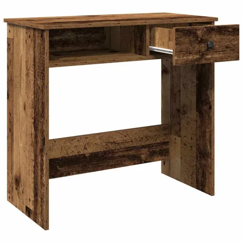 Radni stol boja starog drva 80 x 40 x 75 cm konstruirano drvo - Staro drvo Cijena