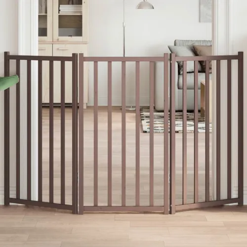 Vrata za pse sklopiva 3 panela smeđi hrast 150 cm - Smeđi hrast 50 x 90 x 2 cm 3 Smeđi hrast Cijena