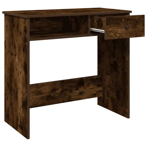 Radni stol boja dimljenog hrasta 80x40x75 cm konstruirano drvo - Dimljeni hrast Cijena