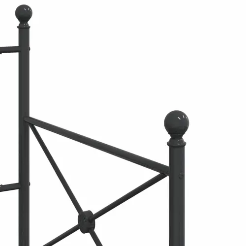 Dnevni krevet bez madraca crni 80x200 cm čelik - Crna 80 x 200 cm bez madraca na kotačićima Cijena