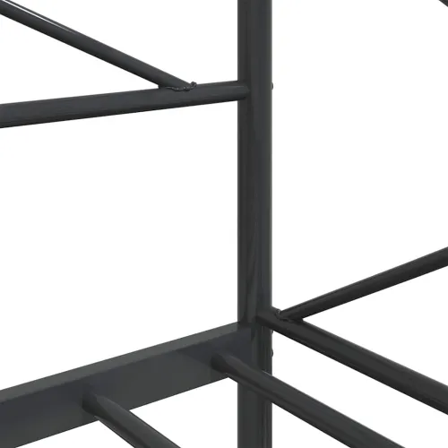Dnevni krevet bez madraca crni 80x200 cm čelik - Crna 80 x 200 cm bez madraca na kotačićima Cijena