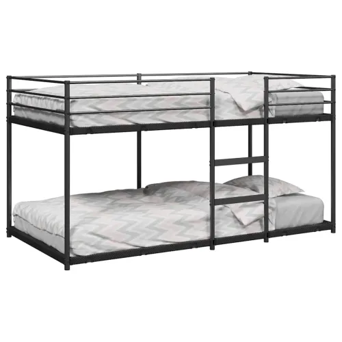 Krevet na kat bez madraca crni 107x203 cm čelik - 107 x 203 cm Cijena