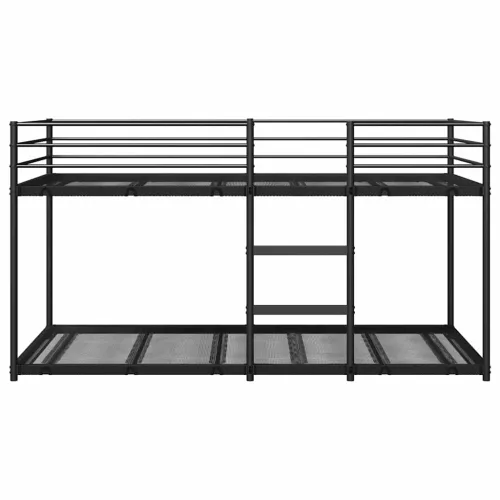 Krevet na kat bez madraca crni 107x203 cm čelik - 107 x 203 cm Cijena