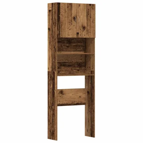 Ormarić za perilicu rublja boja drva 64x24x190 cm drveni - Staro drvo 1 Staro drvo Cijena