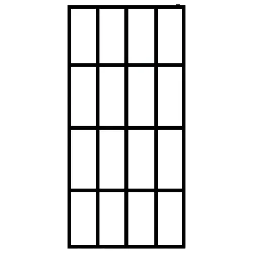 Pregrada za tuširanje od mutnog kaljenog stakla 80 x 195 cm - Matirana bijela 80 x 195 cm Cijena