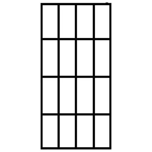 Pregrada za tuširanje od mutnog kaljenog stakla 90 x 195 cm - Matirana bijela 90 x 195 cm Cijena