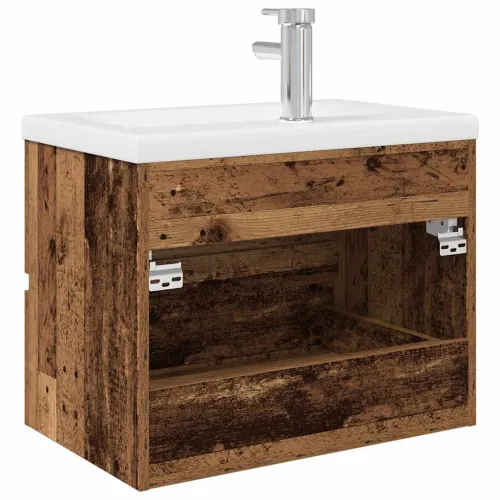Ormarić za sudoper ugradbenim Lavabo - Umivaonikom i slavinom Staro drvo - Staro drvo 60 x 38.5 x 45 cm sa slavinom i odvodom Cijena