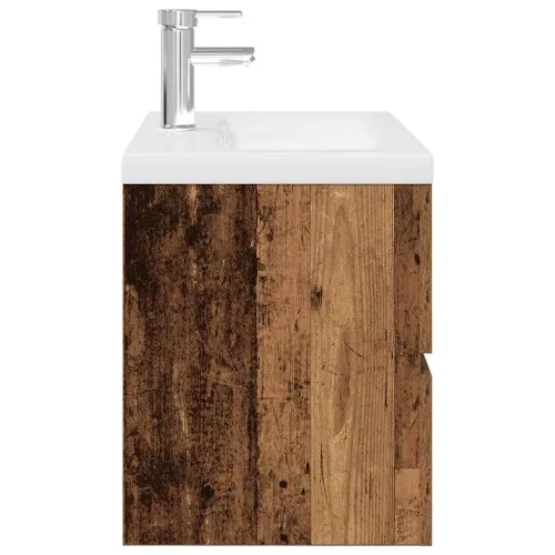 Ormarić za sudoper ugradbenim Lavabo - Umivaonikom i slavinom Staro drvo - Staro drvo 60 x 38.5 x 45 cm sa slavinom i odvodom Cijena