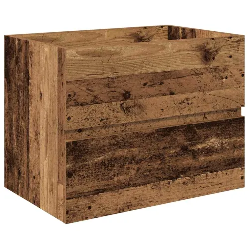Ormarić za sudoper ugradbenim Lavabo - Umivaonikom i slavinom Staro drvo - Staro drvo 60 x 38.5 x 45 cm sa slavinom i odvodom Cijena