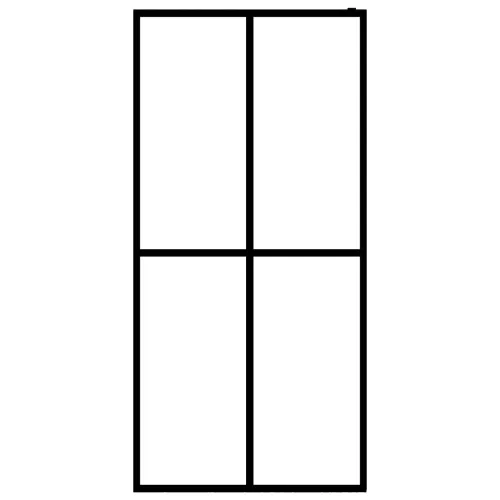 Pregrada za tuširanje od mutnog kaljenog stakla 140 x 195 cm - Matirana bijela 140 x 195 cm Cijena