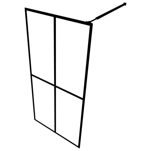 Pregrada za tuširanje od mutnog kaljenog stakla 140 x 195 cm - Matirana bijela 140 x 195 cm Cijena