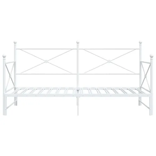 Krevet na rasklapanje bez madraca bijeli 107x203 cm čelik - Bijela 107 x 203 cm s krevetom na izvlačenje Cijena