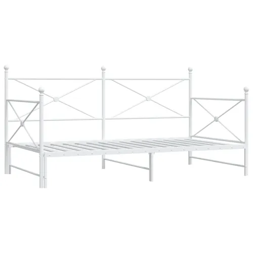 Krevet na rasklapanje bez madraca bijeli 107x203 cm čelik - Bijela 107 x 203 cm s krevetom na izvlačenje Cijena