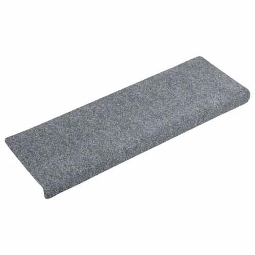 Prostirke za stepenice samoljepljive 30 kom 65x21x4 cm svijetlo sive pravokutne rubove - Svjetlosiva 30 Cijena