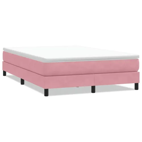 Box Spring krevet bez madracem ružičasti 160x220 cm baršun - Ružičasta 25 cm 160 x 220 cm Cijena