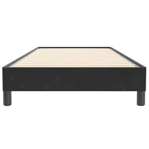 Box Spring krevet bez madracem crni 100x220 cm samt - Crna 25 cm 100 x 220 cm Cijena