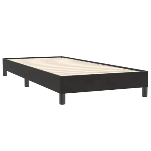 Box Spring krevet bez madracem crni 100x220 cm samt - Crna 25 cm 100 x 220 cm Cijena