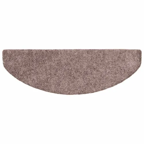 Prostirke za stepenice, samoljepljive, 30 kom. 65x21x4 cm, svijetlosmeđe, poluokrugle, velike - Svjetlosmeđa 65 x 21 x 4 cm 30 Cijena