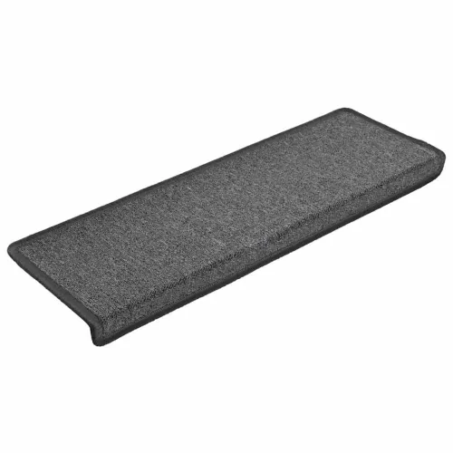 Prostirke za stepenice 30 kom 65x21x4 cm tamno sive pravokutne rubove - Tamno siva 65 x 21 x 4 cm 30 Cijena