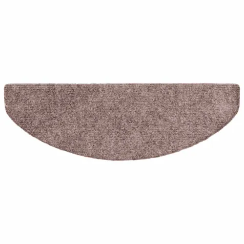 Prostirke za stepenice, samoljepljive, 20 kom. 65x21x4 cm, svijetlosmeđe, poluokrugle, velike - Svjetlosmeđa 65 x 21 x 4 cm 20 Cijena