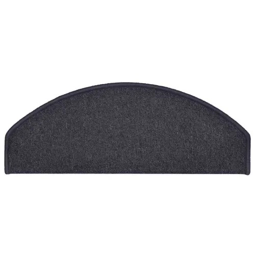 Prostirke za stepenice 30 kom 65x24x4 cm tamno sive i plave poluokrugle velike - Tamno siva i plava 65 x 24 x 4 cm 30 Cijena