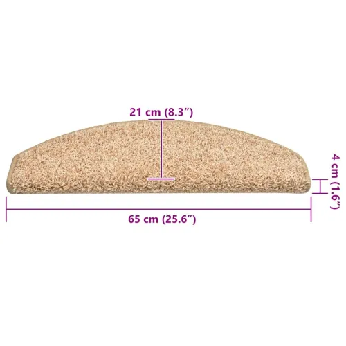 Prostirke za stepenice 30 kom 65x21x4 cm zlatne poluokrugle velike - Zlatno 65 x 21 x 4 cm 30 Cijena