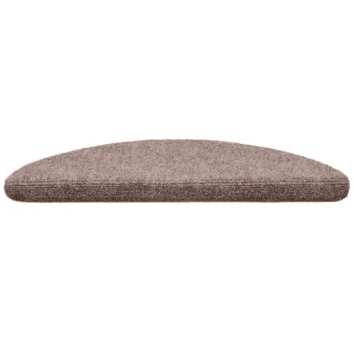 Prostirke za stepenice, samoljepljive, 20 kom. 56x17x3 cm, svijetlosmeđe, poluokrugle - Svjetlosmeđa 56 x 17 x 3 cm 20 Cijena