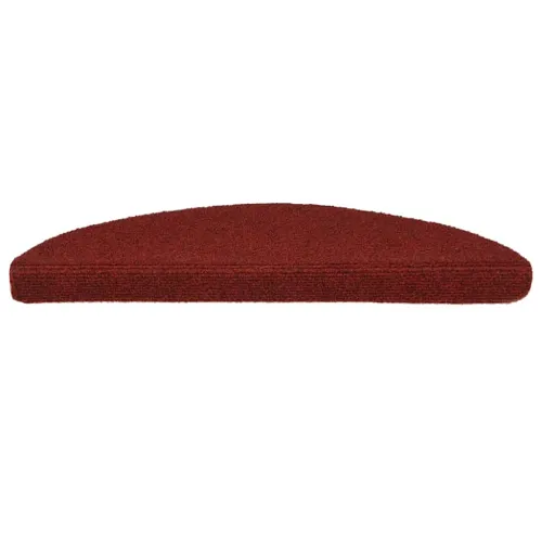 Prostirke za stepenice, samoljepljive, 20 kom, 56x17x3 cm, bordo crvene, poluokrugle - Bordo crvena 56 x 17 x 3 cm 20 Cijena