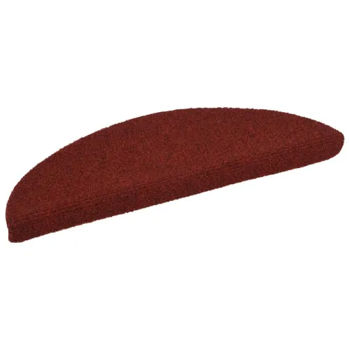 Prostirke za stepenice, samoljepljive, 20 kom, 56x17x3 cm, bordo crvene, poluokrugle - Bordo crvena 56 x 17 x 3 cm 20 Cijena