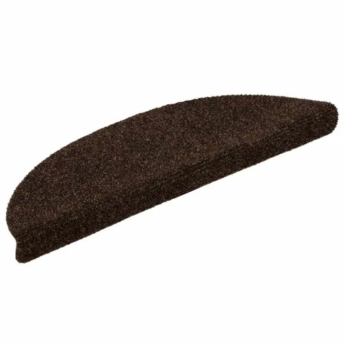 Prostirke za stepenice samoljepljive 30 kom 56x17x3 cm smeđe poluokrugle - Smeđa 56 x 17 x 3 cm 30 Cijena