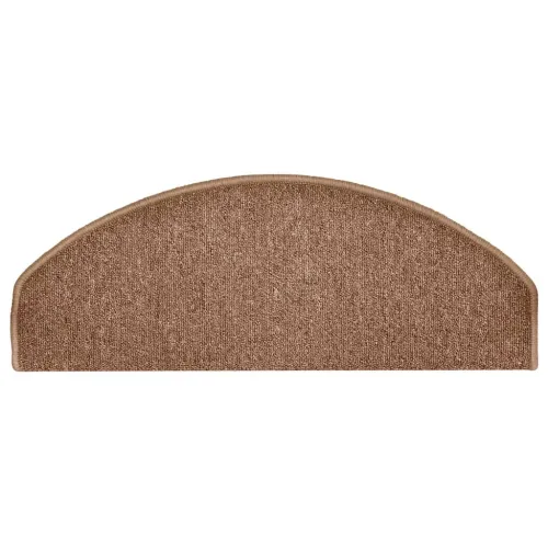 Prostirke za stepenice 30 kom 65x24x4 cm Smeđe poluokrugle velike - Smeđa 65 x 24 x 4 cm 30 Smeđa Cijena