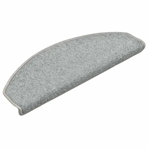 Prostirke za stepenice 30 kom 65x24x4 cm svijetlo sive poluokrugle velike - Bijela i siva 65 x 24 x 4 cm 30 Cijena