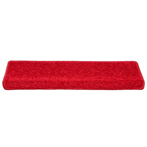 Prostirke za stepenice 30 kom 65x21x4 cm crvene pravokutne rubove - Crvena 65 x 21 x 4 cm 30 Cijena