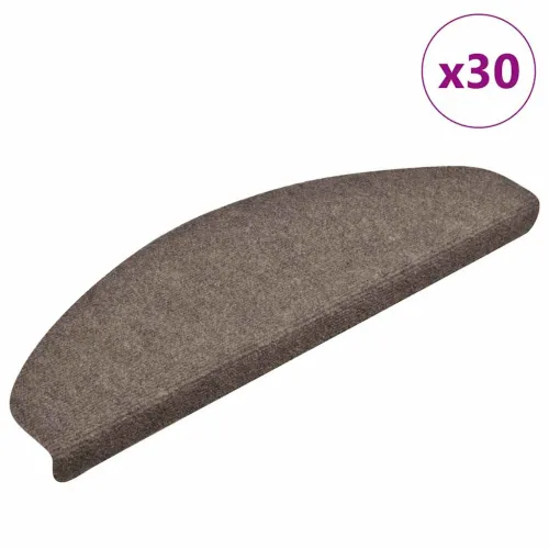 Prostirke za stepenice, samoljepljive, 30 kom., 65x21x4 cm, bež, poluokrugle, velike - Bež 65 x 21 x 4 cm 30 Cijena