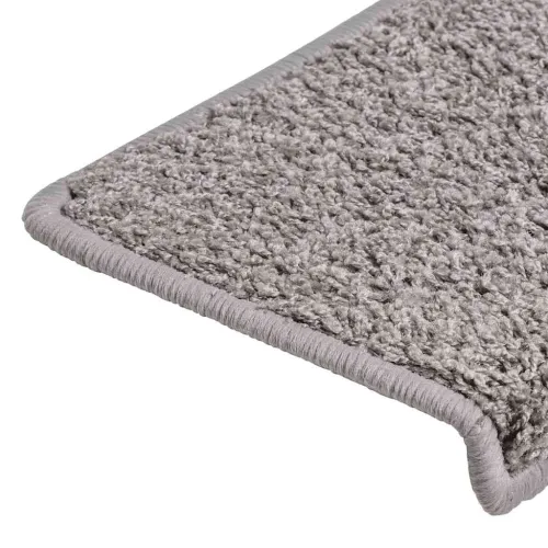 Prostirke za stepenice 30 kom 65x21x4 cm sive pravokutne rubove - Siva 65 x 21 x 4 cm 30 Cijena