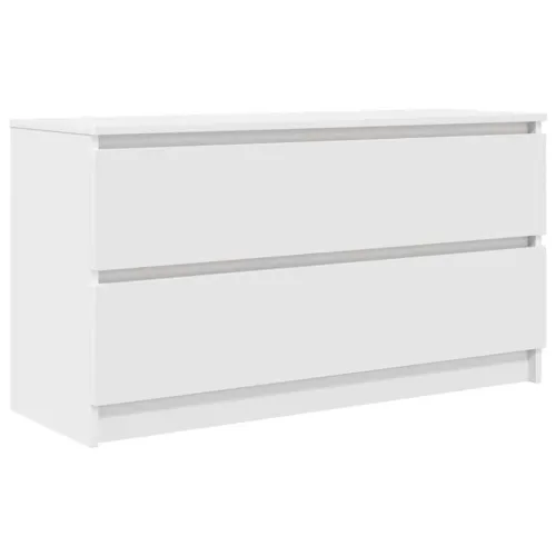 TV ormarić bijeli 100x35x54 cm od konstruiranog drva - Bijela 1 100 cm Cijena