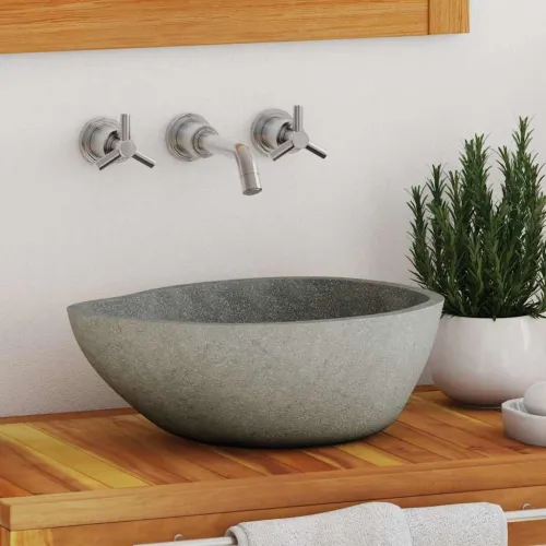 Lavabo - Umivaonik od riječnog kamena ovalni (37 - 46) x (29 - 36) cm - 37-46 cm 37-46 cm Cijena