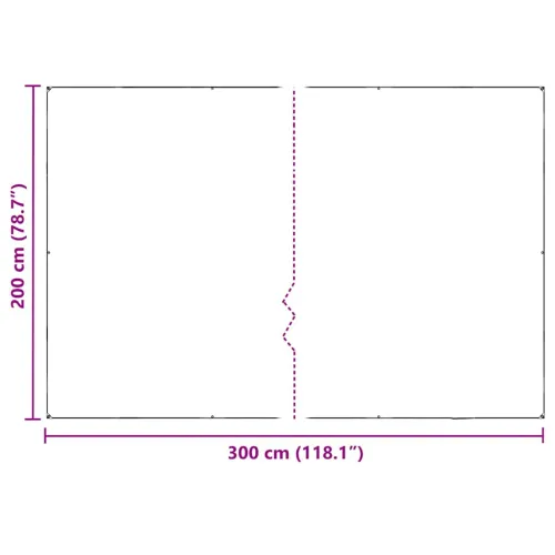 Pokrivač za biljke s ušicama 2x3 m PVC - 2 x 3 m 1 Cijena
