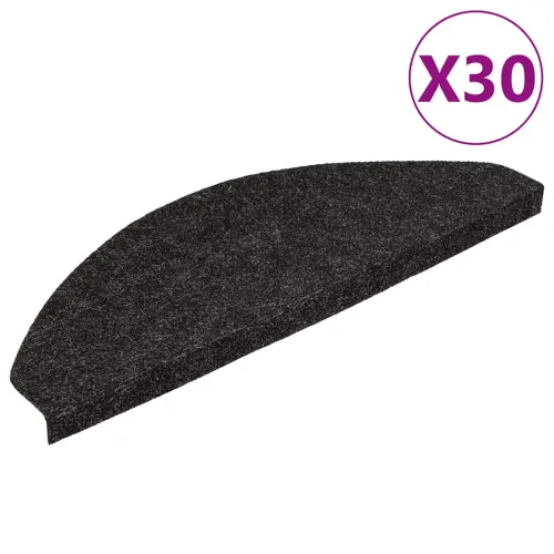 Ljepljivi tepisi za stepenice 30 kom crni 56 x 17 x 3 cm - Crna 56 x 17 x 3 cm 30 Cijena
