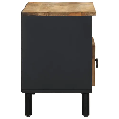 TV ormarić crni 80x33,5x46 cm Puno grubo drvo Mango Cijena